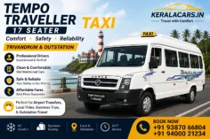 Tempo Traveller 17 Seater Rent in Trivandrum