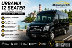 Urbania 12 Seater Rental in Trivandrum