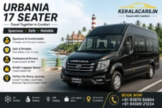 Urbania 17 Seater Rental in Trivandrum